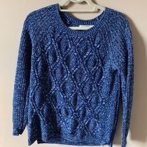 Blue Argyle sweater